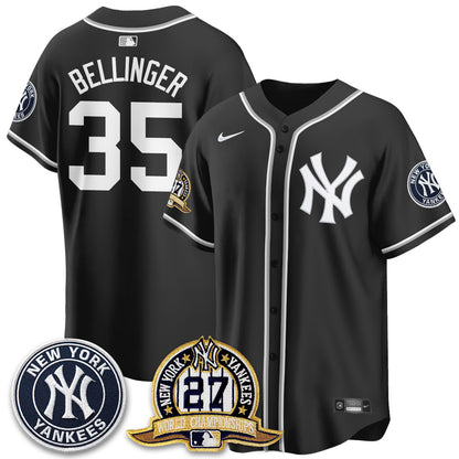 NYY 2026 Black Out Style Vapor Limited Jersey - All Stitched