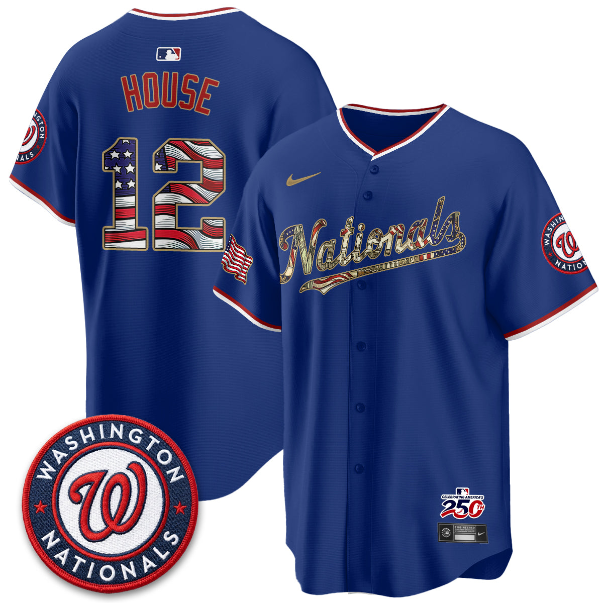 WSH 2026 Independence Day USA Vapor Jersey - Stitched-NQD