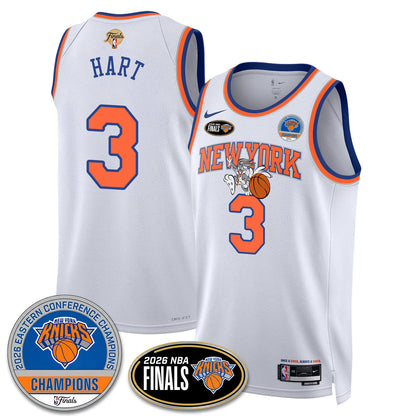 NYK 2026 NBA Eastern Conference Champions x Bunny Vapor Jersey - Stitched-NQD