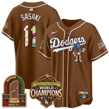 Los Angeles Dodgers x m&m Vapor Jersey - Stitched