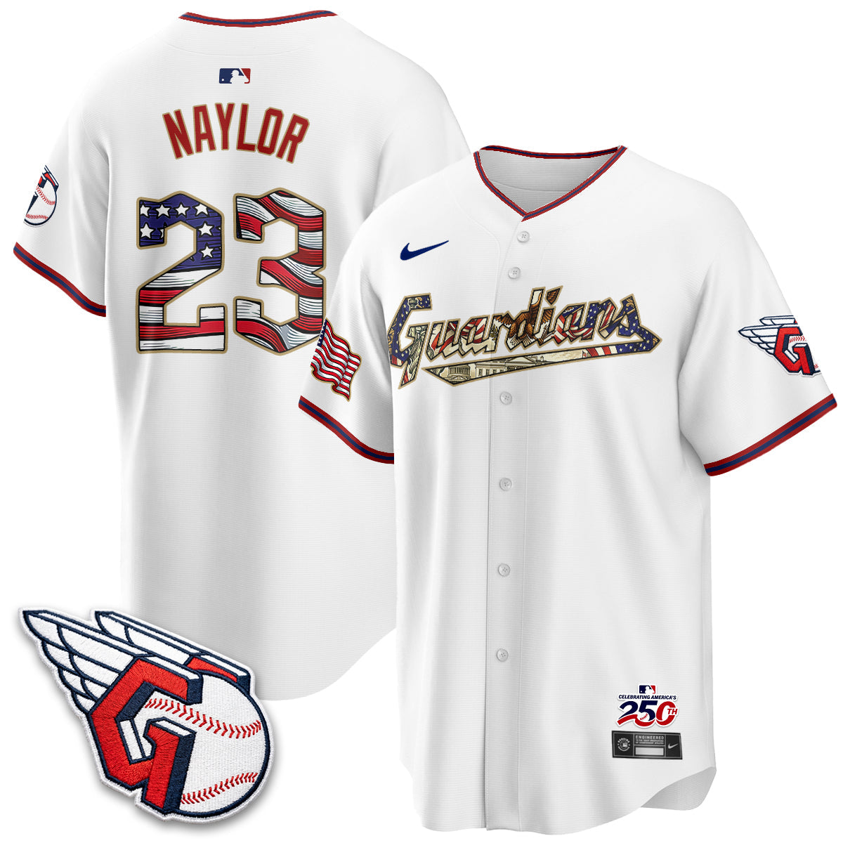 CLE 2026 Independence Day USA Vapor Jersey - Stitched-NQD