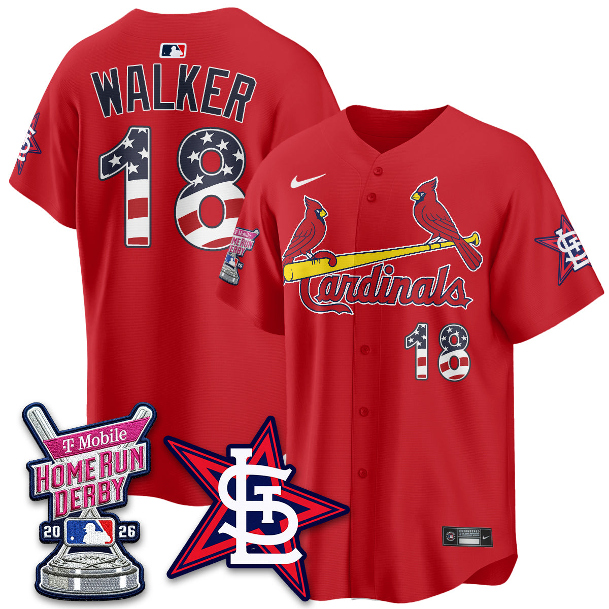 STL 2026 Home Run Derby Champion Jersey - All Stitched-NQD