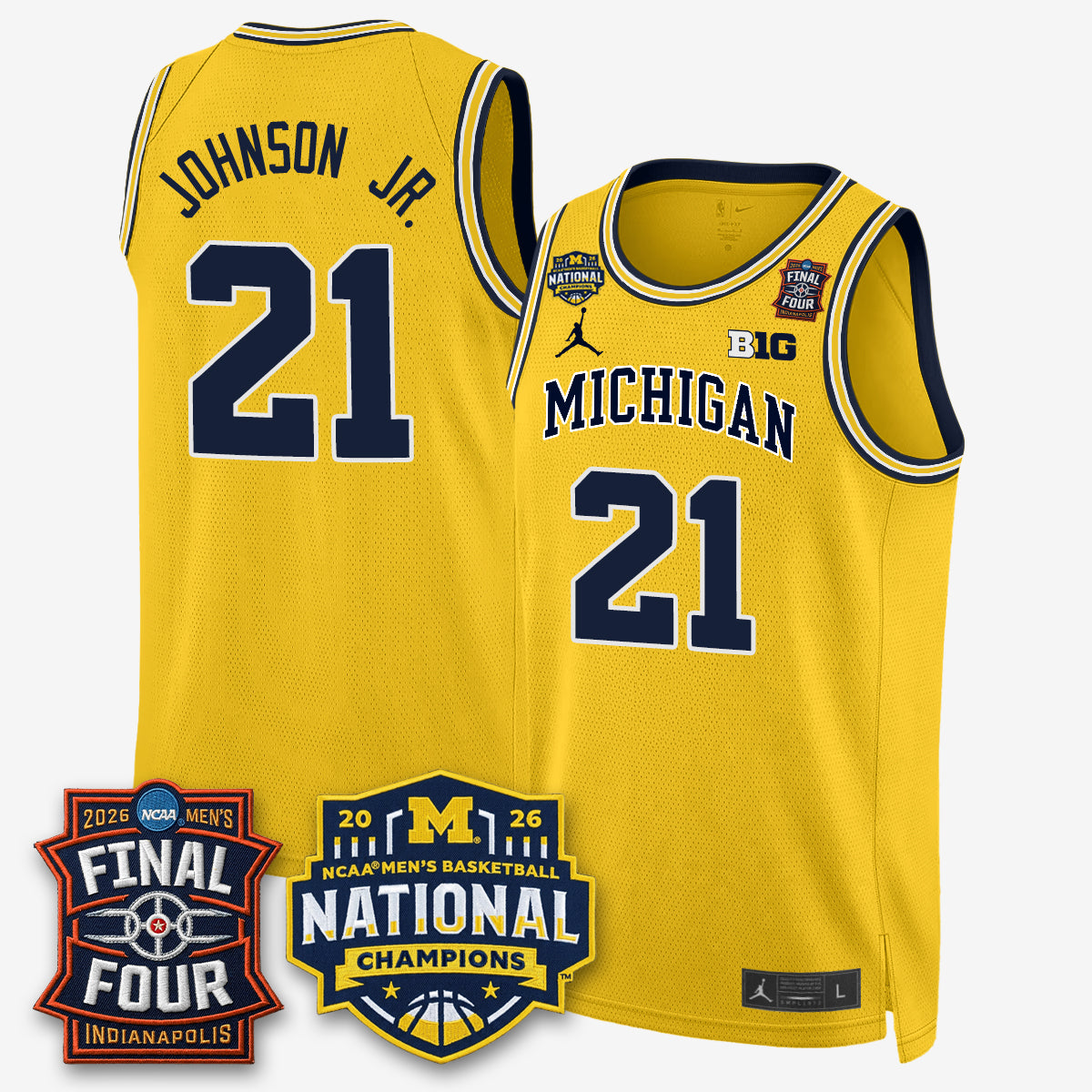 MICH 2026 NCAA Basketball Champions Limited Jersey - Stitched-NQD