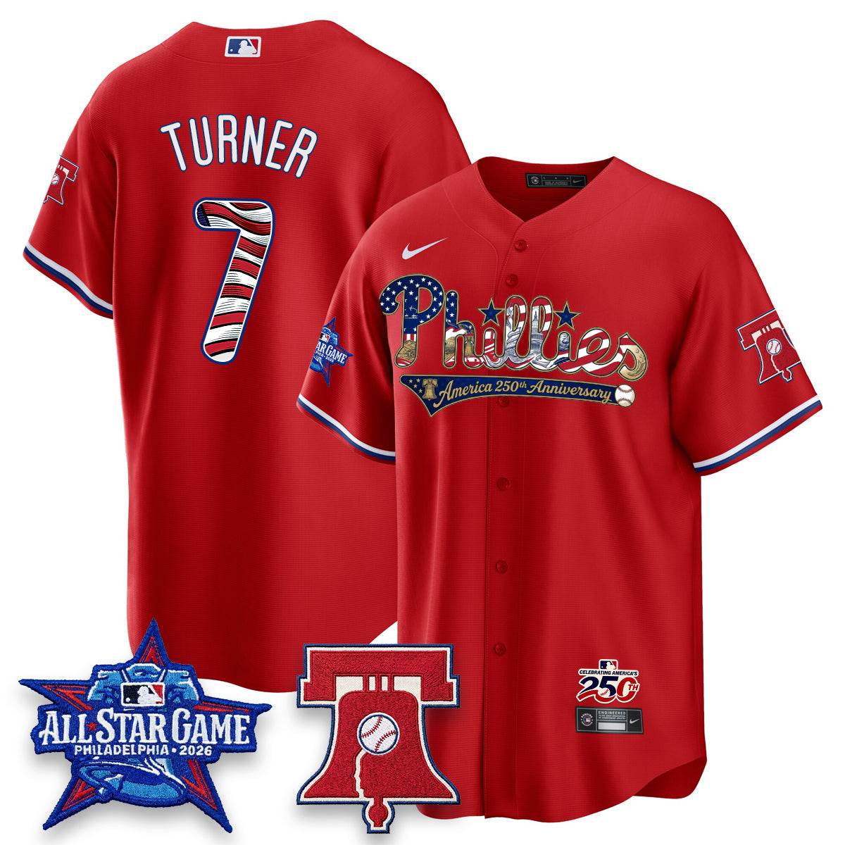 PHI 2026 Independence Day USA Vapor Limited Jersey - Stitched-DQM