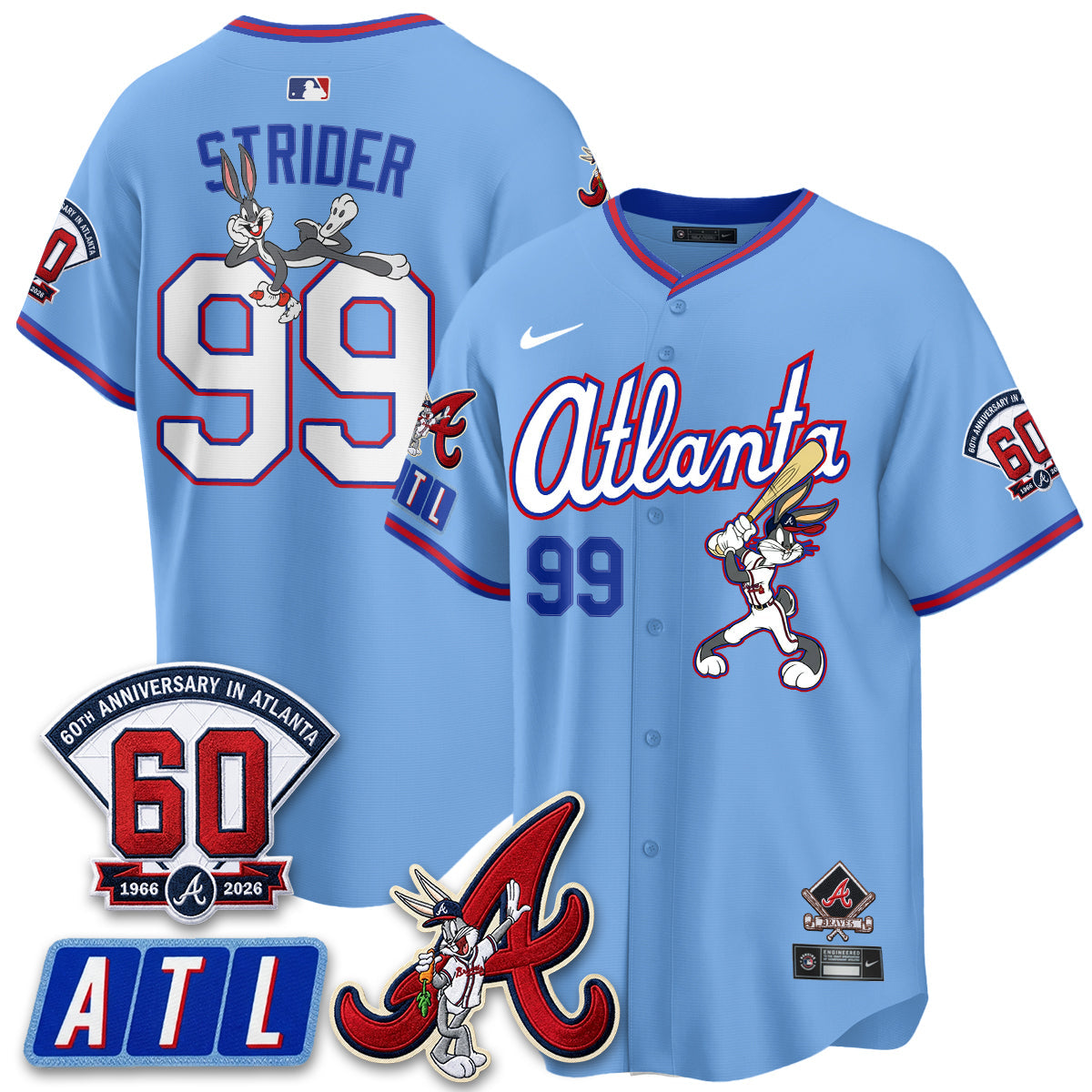 ATL x Bunny Vapor Premier Limited Jersey - Stitched-NQD