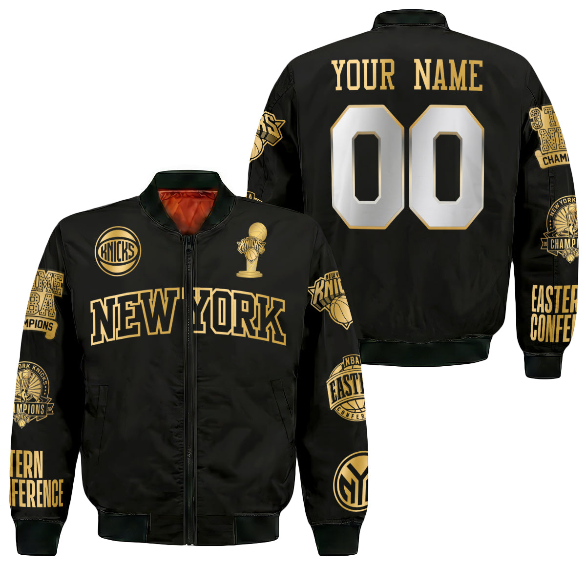 New York Knicks 2026 NBA Finals Champions Limited Edition Custom Bomber Jacket - Printed