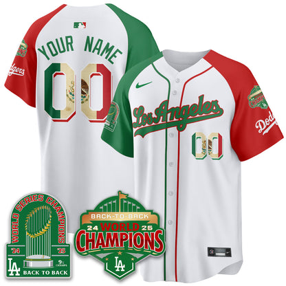 CUSTOM LAD Mexico Vapor Limited Jersey - 9x & B2B Champs - Stitched-NQD