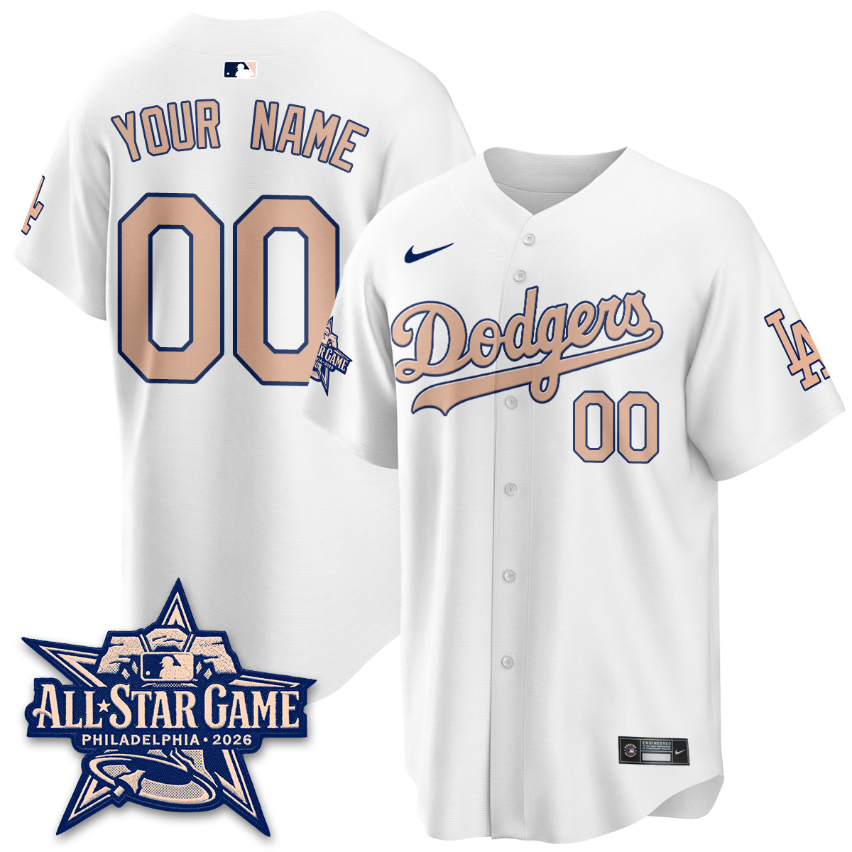 Los Angeles Dodgers All Star Game 2026 Vapor Custom Jersey - Stitched