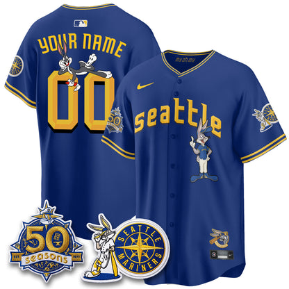 SEA x Bunny Vapor Premier Limited Custom Jersey - Stitched-NQD