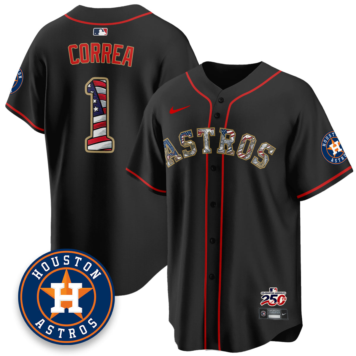 HOU 2026 Independence Day USA Vapor Limited Jersey - Stitched-NQD