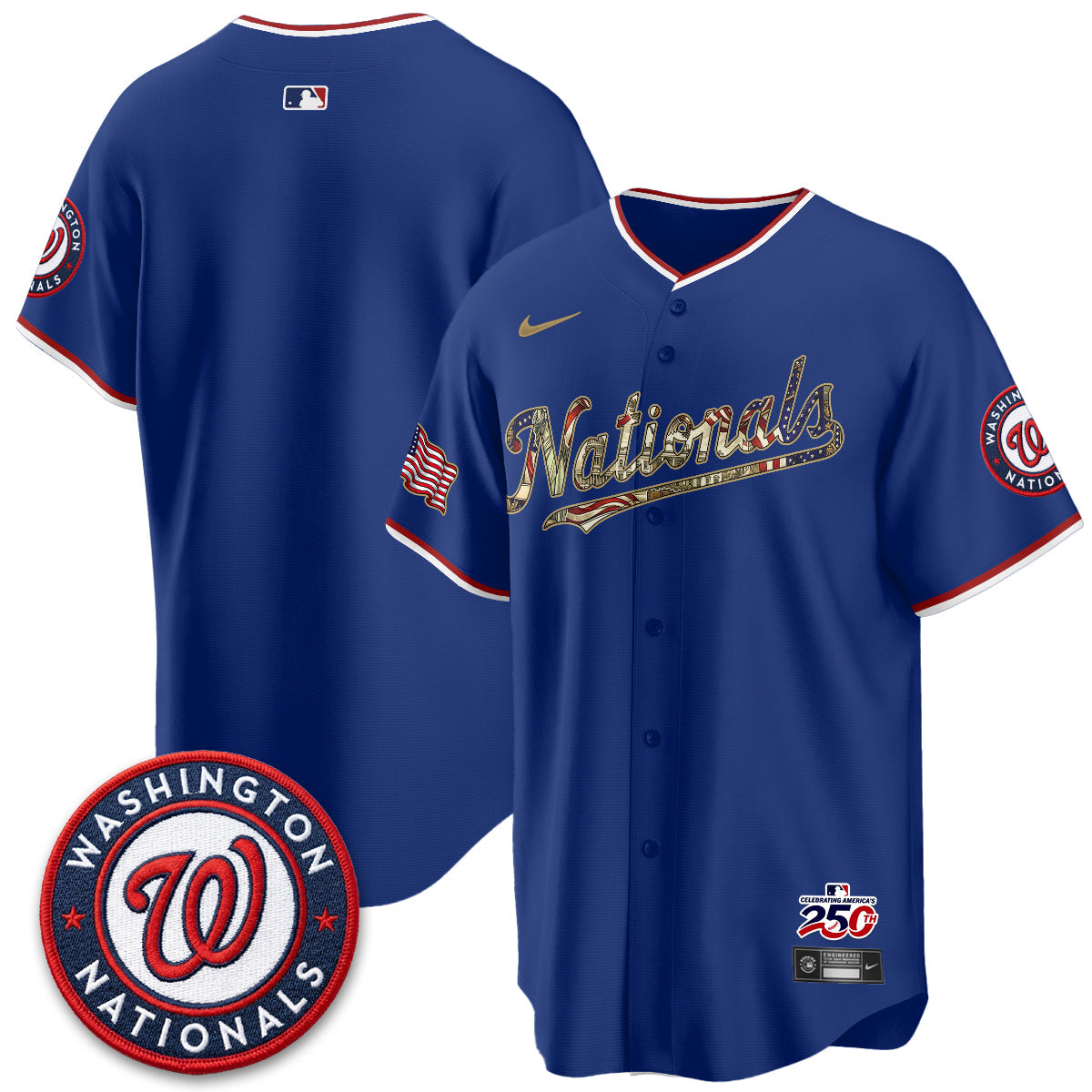 WSH 2026 Independence Day USA Vapor Jersey - Stitched-NQD