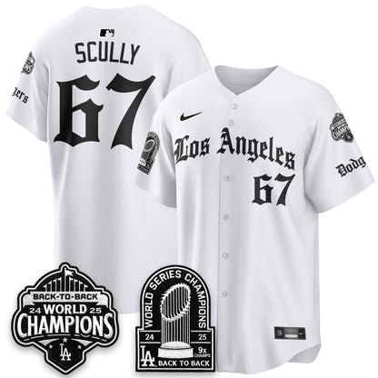 LAD WS Champions Back 2 Back Patch Vapor Premier Limited Gothic Edition Jersey - All Stitched