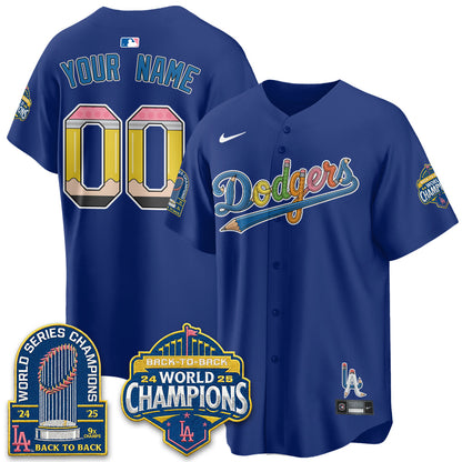 LAD x Back to School Style Vapor Custom Jersey - Stitched-NQD