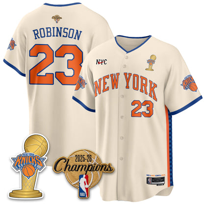 NYK 2026 NBA Champions Vapor Jersey - Stitched1-NQD