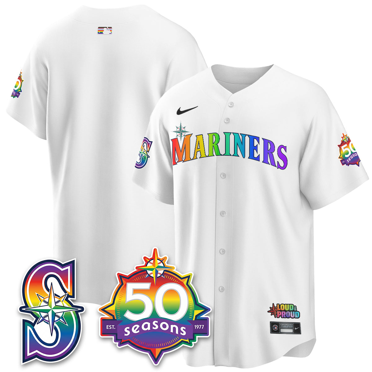 SEA Happy Pride Month Vapor Jersey - Stitched