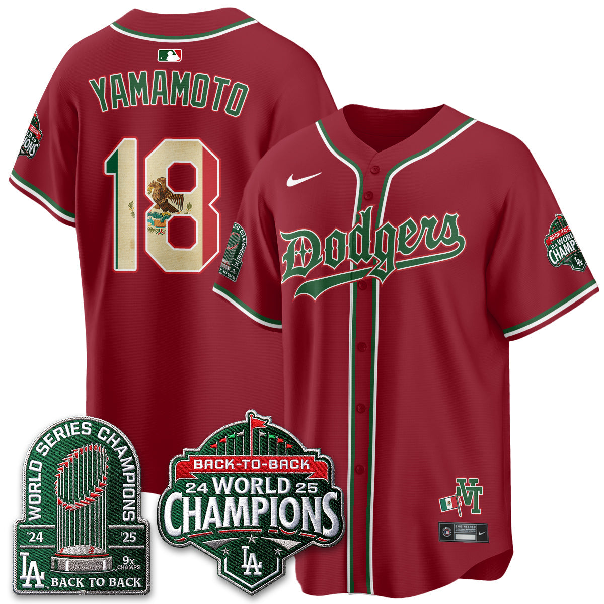 LAD x Mexico Style Vapor Jersey - Stitched-NQD