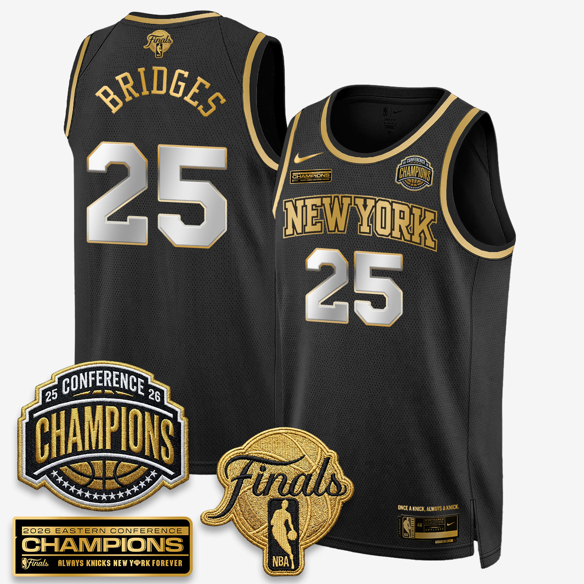 NYK 2026 NBA Eastern Conference Champions Vapor Special Edition Jersey - Stitched-NQD