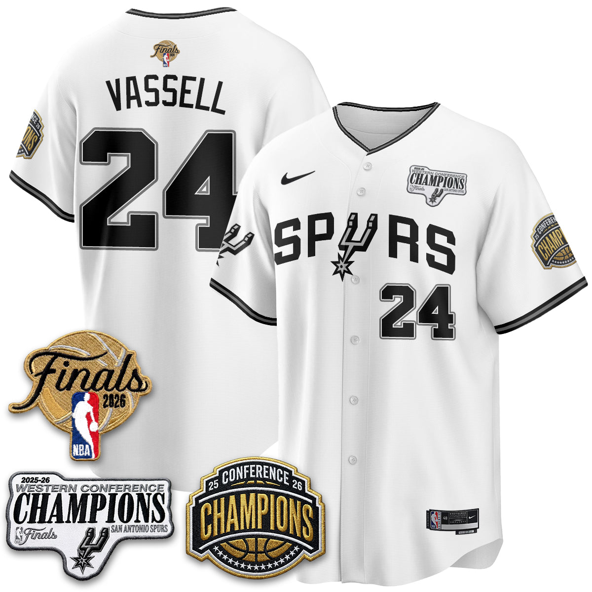 SAS 2026 Basketball Finals Vapor Jersey - Stitched-NQD
