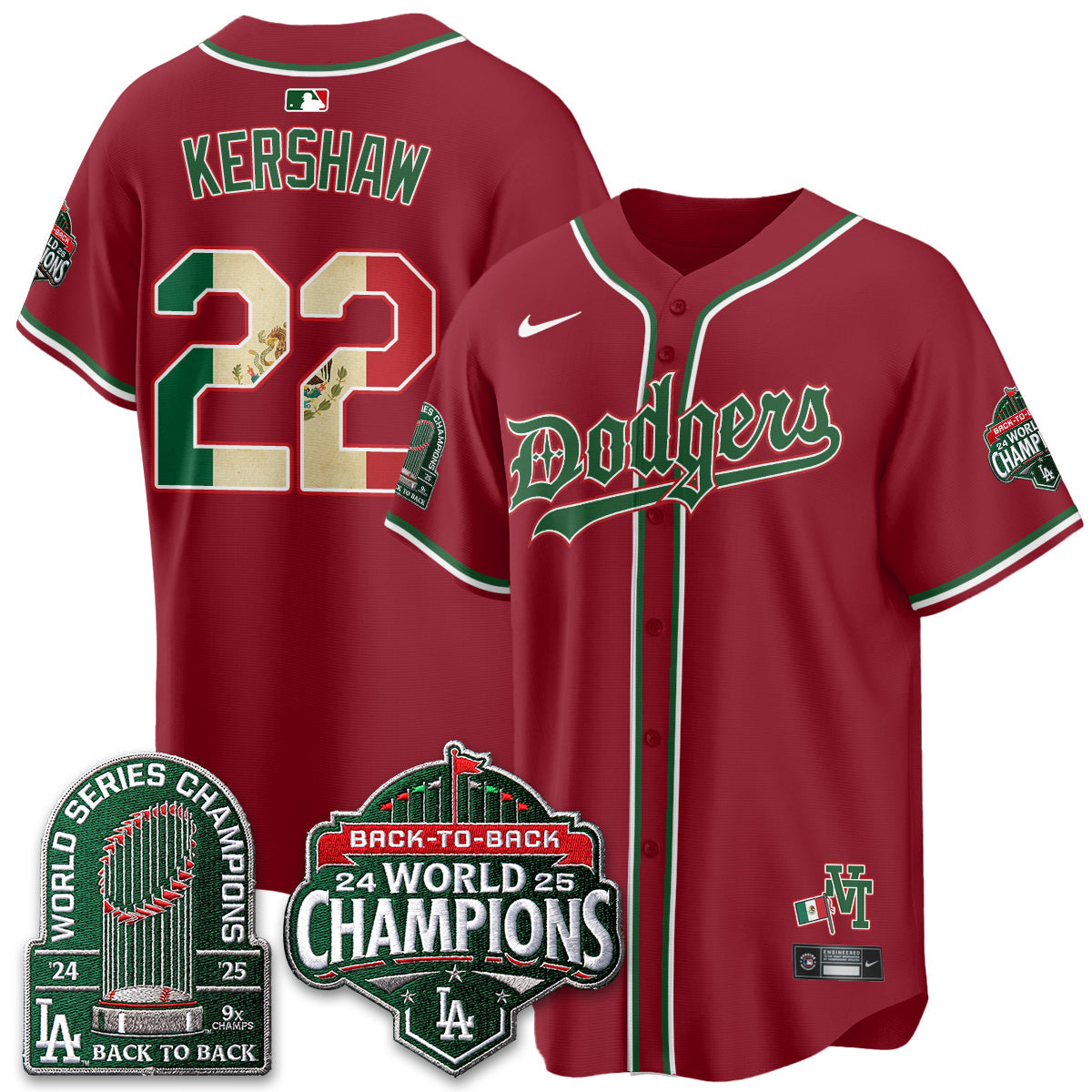 LAD x Mexico Style Vapor Jersey - Stitched-NQD