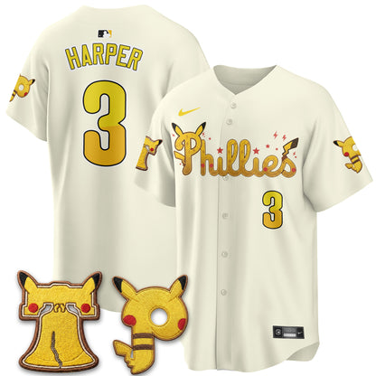 Philadelphia Phillies x PKM Edition Vapor Limited Jersey - Stitched-NQD