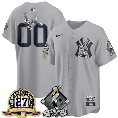 New York Yankees Bunny Vapor Limited Custom Jersey V2- Stitched