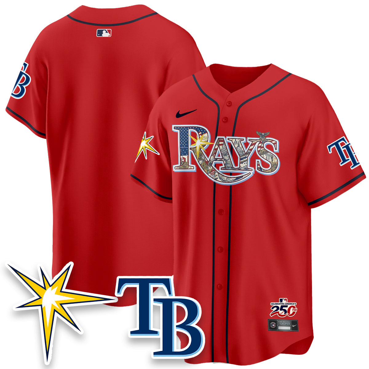 TB Independence Day USA 2026 Vapor Limited Jersey - Stitched-NQD