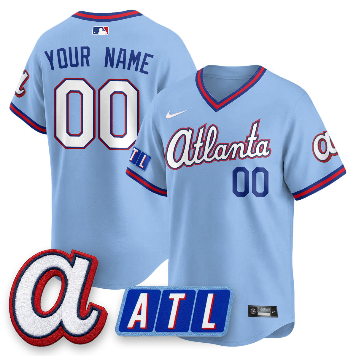 ATL 2026 New Era City Connect Vapor Custom Limited Jersey - Stitched-NQD