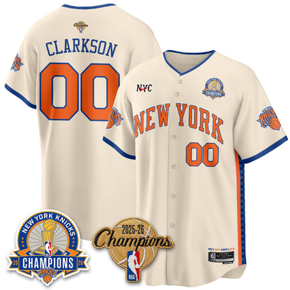 New York Knicks 2026 NBA Champions Special Edition Vapor Jersey V2- Stitched