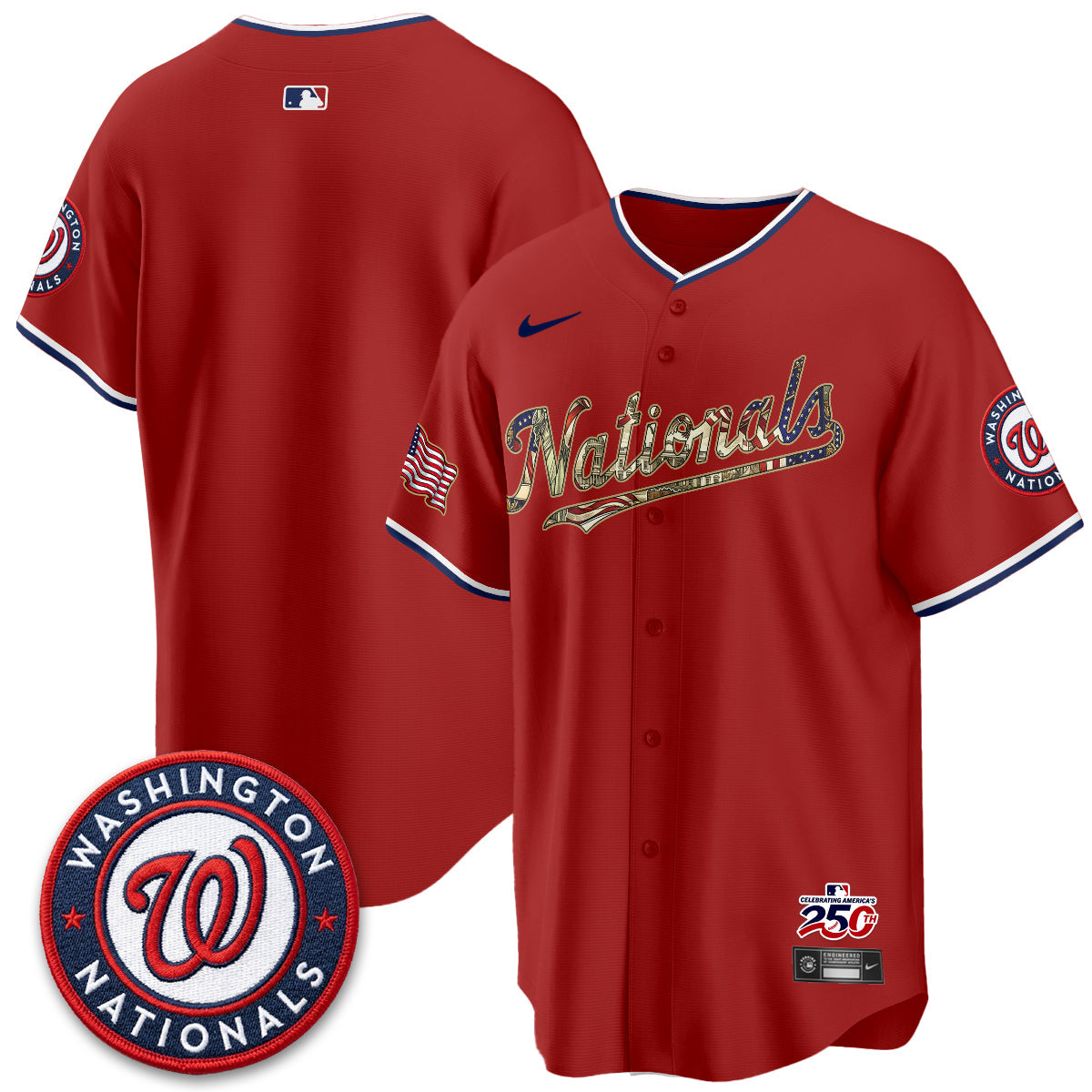 WSH 2026 Independence Day USA Vapor Jersey - Stitched-NQD