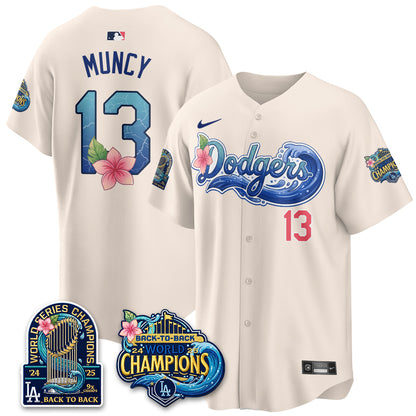 LAD Blue Aloha Paradise Jersey Vapor Limited Jersey - All Stitched
