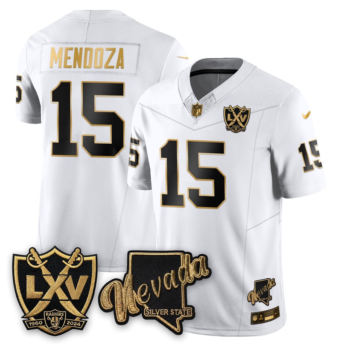 LVR Fernando Mendoza No.1 #15 Jersey - Stitched-NQD