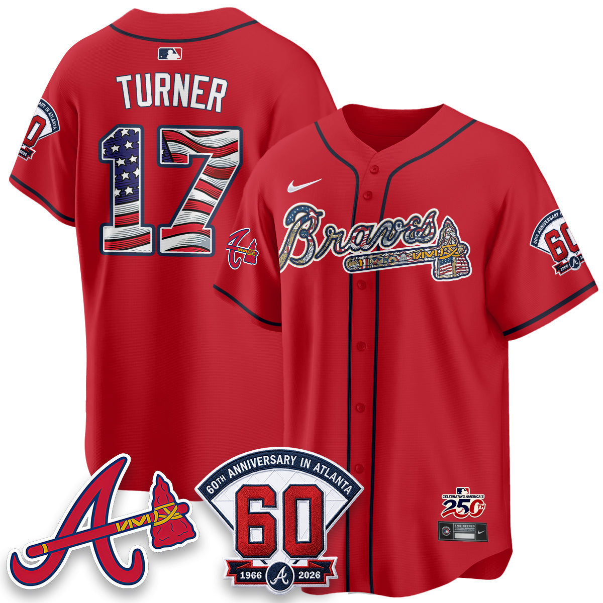 ATL 2026 Independence Day USA Vapor Limited Jersey - Stitched-NQD