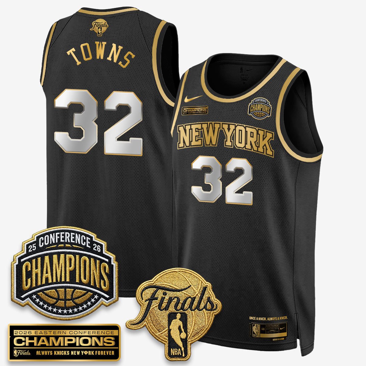 NYK 2026 NBA Eastern Conference Champions Vapor Special Edition Jersey - Stitched-NQD