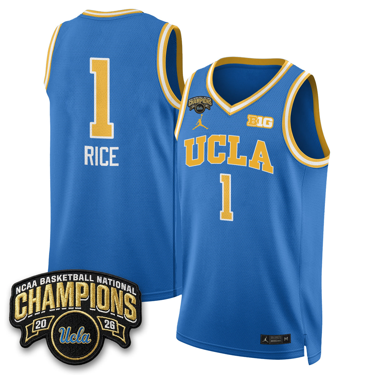 UCLA Women's Basketball Champion 2026 Limited Jersey -  Stitched-NQD