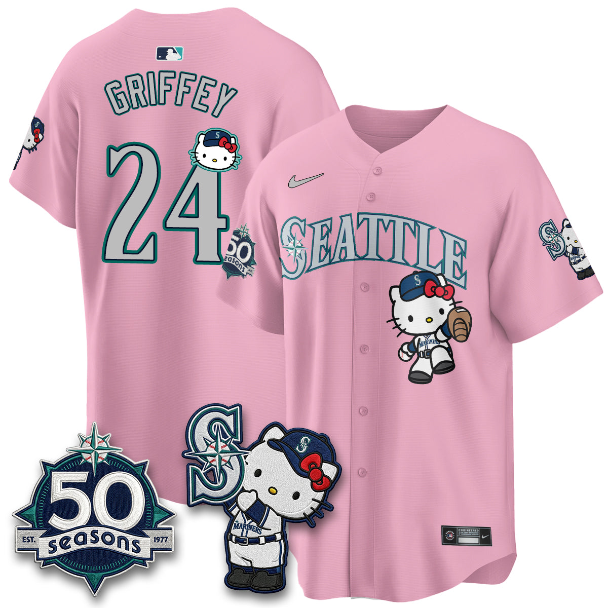 SEA x Meow KT Night Limited Jersey - All Stitched V2