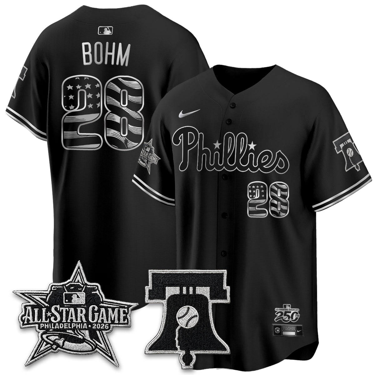 PHI Fourth of July USA Vapor Limited Jersey - Stitched-NQD