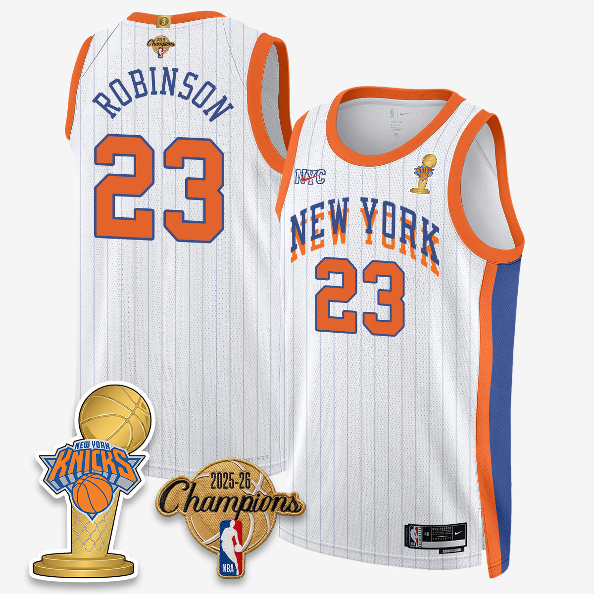 NYK 2026 Basketball Champions Vapor Jersey - Stitched1-NQD