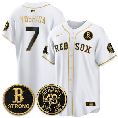 BOS Tim Wakefield Memorial Patch Vaper Premier Limited Jersey - All Stitched V2