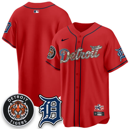 DET 2026 Independence Day USA Vapor Limited Jersey - Stitched-NQD