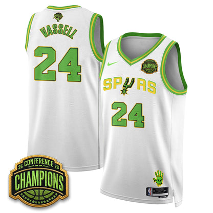 SAS 2026 Basketball Finals Alien Style Vapor Jersey - Stitched