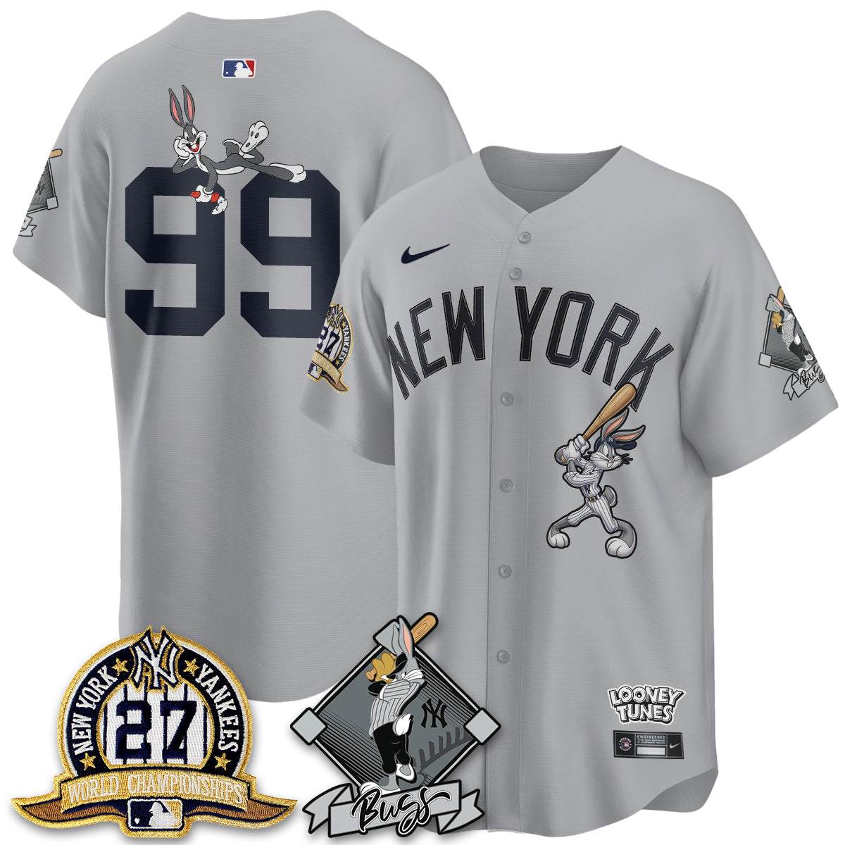 New York Yankees Bunny Vapor Limited Jersey V2- Stitched