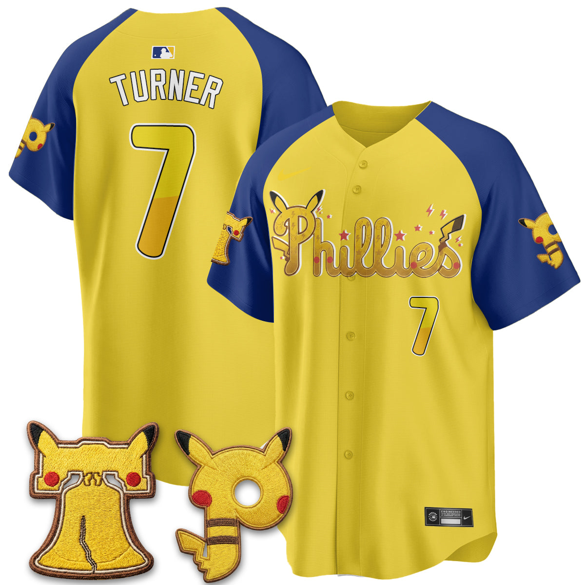 Philadelphia Phillies x PKM Edition Vapor Limited Jersey - Stitched-NQD