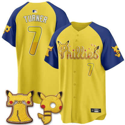Philadelphia Phillies x PKM Edition Vapor Limited Jersey - Stitched-NQD