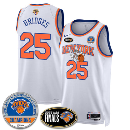 NYK 2026 NBA Eastern Conference Champions x Bunny Vapor Jersey - Stitched-NQD