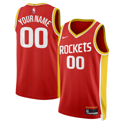 Houston Rockets 2026 “Icon Edition” Vapor Custom Jersey -Stitched