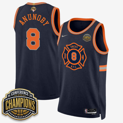 New York Knicks 2026 NBA Finals City Edition Jersey V3- Stitched