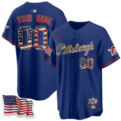 PIT 2026 Independence Day USA Vapor Limited Custom Jersey - Stitched-NQD