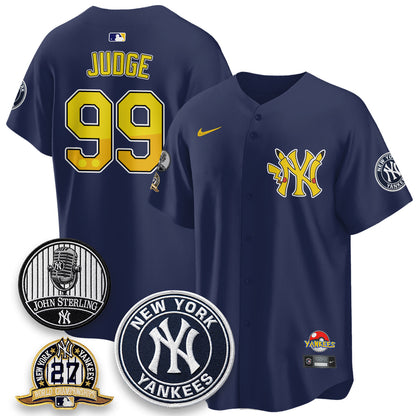 NYY x PKM Cartoon Limited Jersey -  Stitched-NQD