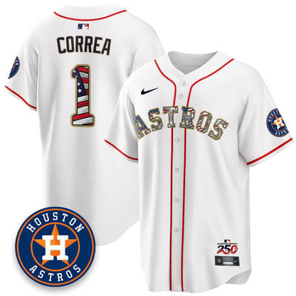 HOU 2026 Independence Day USA Vapor Limited Jersey - Stitched-NQD