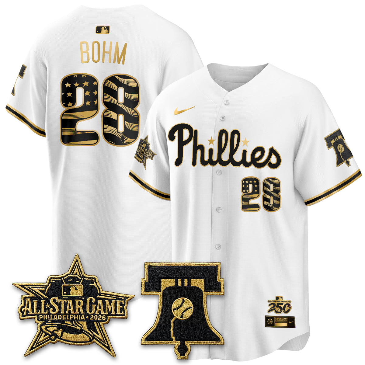 PHI Fourth of July USA Vapor Limited Jersey - Stitched-NQD